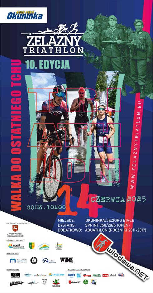 Wlodawa-plakat-zelazny-triatlon-okuninka-2025