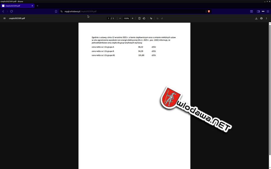 Włodawa: Czy MPGK we Włodawie dobrze policzyło taryfę ciepła? /wideo/ Wydarzenia z miasta Włodawy powiat włodawskiego i gminy Włodawa oraz Polesie Zachodnie na Sygnale i 24 na dobę