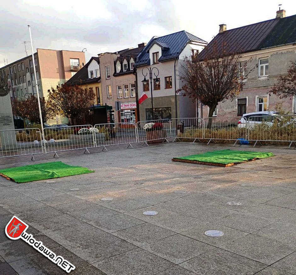 Włodawa: Katastrofa w fontannie, czyli JAK służby komunalne zrobiły pokaz specjalny przed Świętem Niepodległości /wideo/  Wydarzenia z miasta Włodawy powiat włodawskiego i gminy Włodawa oraz  Polesie Zachodnie na Sygnale i 24 na dobę