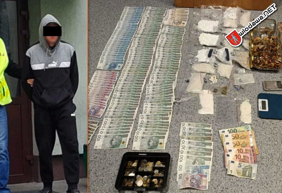 112: Policjanci z Wisznic i pogranicznicy ze Sławatycz rozbili narkotykową w dziuplę pod Radzyniem Podlaskim /wideo/